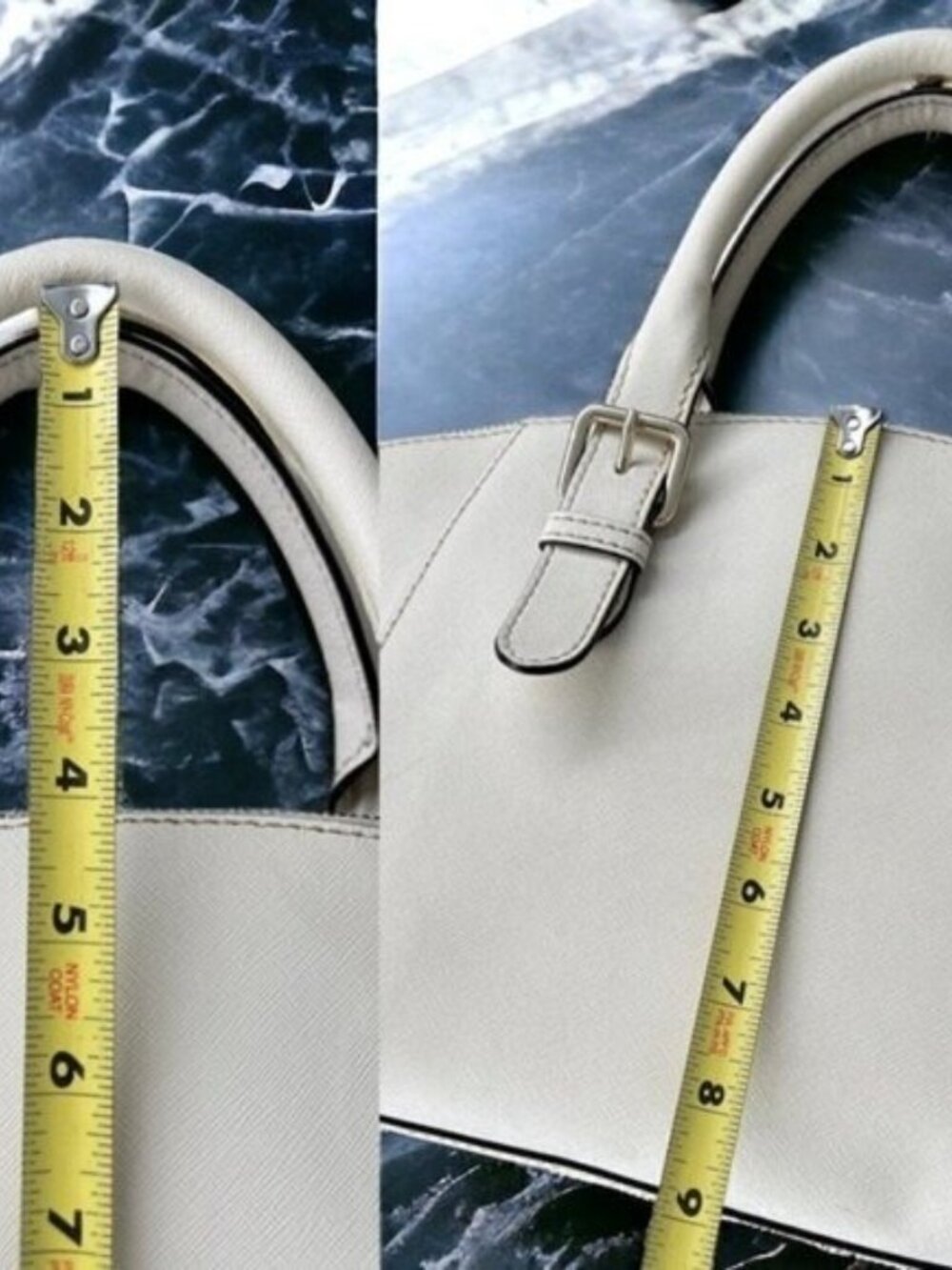 Kate Spade Ivory Charlotte Street Sloan Bag Crossbody Shoulder Saffiano Leather - Picture 4 of 16